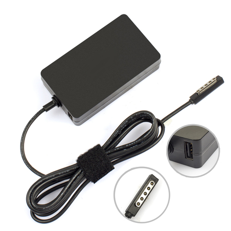 BATTERY TECHNOLOGY Replacement Power Adapter For Microsoft Surface Pro Q6T-00001 Q6T-00001-US